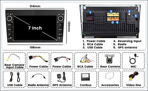 Hikity Autoradio Android Per Opel Astra Corsa Antara Zafira Meriva