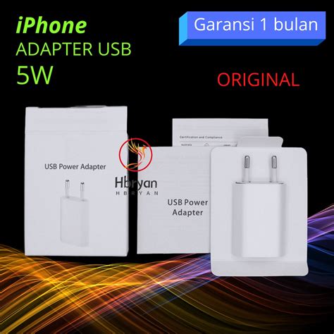 Jual Adaptor Usb To Lightning Ip Adapter Batok Kepala Kepala