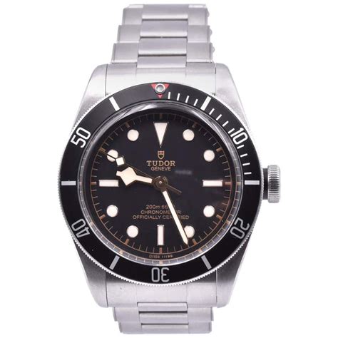 Tudor Stainless Steel Heritage Black Bay For Sale At 1stdibs Tudor