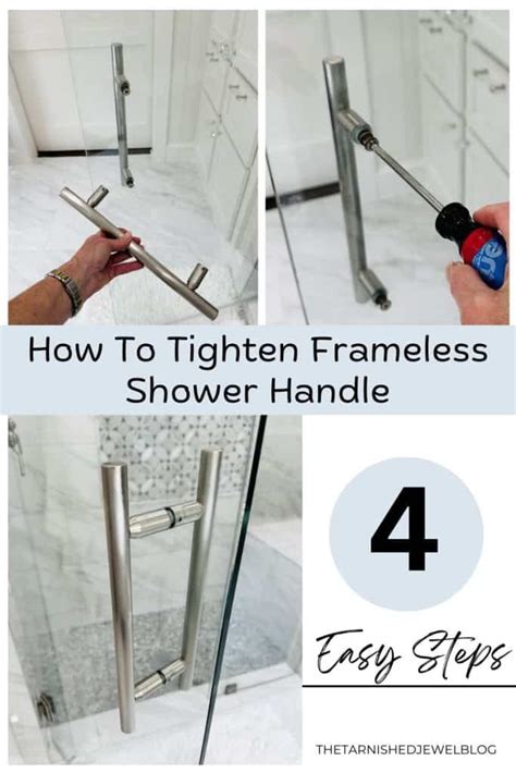 How To Tighten Frameless Shower Handle In 4 Easy Steps