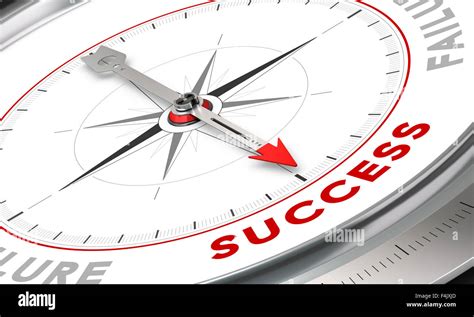 Compass With Needle Pointing The Word Success Conceptual Illustration