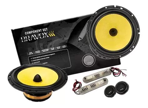 Kit Falante 2 Vias 6 Polegadas Bravox Cs60k Kevlar 160w Rms