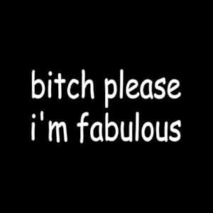 Amazon Bitch Please I M Fabulous Sticker Car Window Vinyl Decal