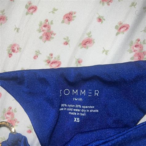 Sommer Swim Cece Olympus Bandeau Bikini Set Size Depop