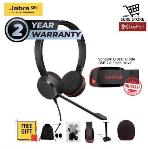 Jabra Evolve Uc Usb Passive Noise Cancelling Headset Lazada Ph