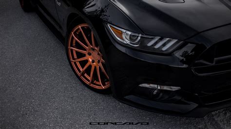 S550 Mustang on Dark Bronze Concavo Custom Wheels — CARiD.com Gallery