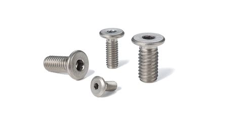 NBK S Ultra Thin Vented Titanium Screws For Vacuum Environment Seki