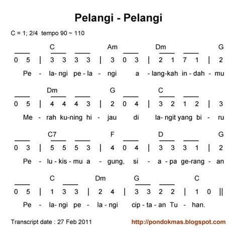 Pondok Mas Indah: Pelangi-pelangi