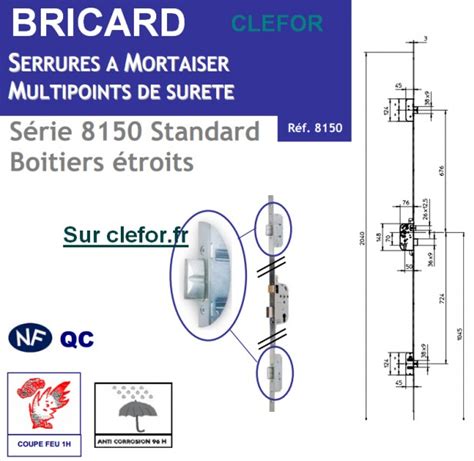 Serrure A Mortaiser Points Rofgede