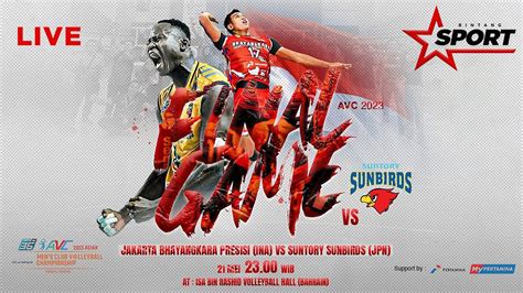 LIVE Final Bhayangkara Presisi Vs Suntory Sunbirds AVC 2023 YouTube