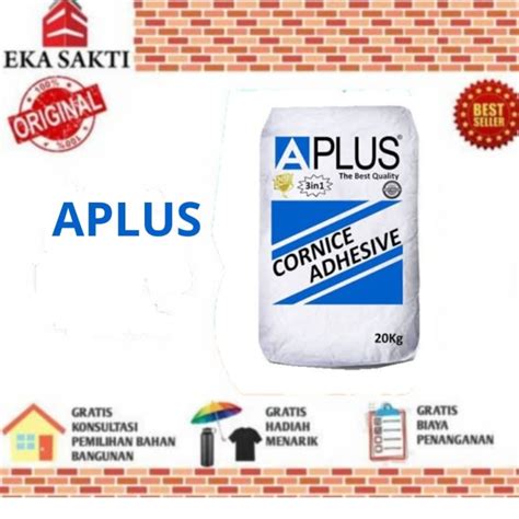 Jual Cornice Compound Adhesive Kg Compound Gipsum A Plus Kg Kota