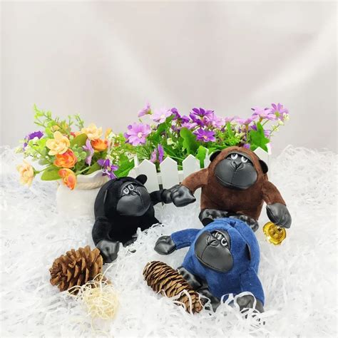 10cm Orangutan Plush Toy Orangutan Wild Animal Soft Toys Gorilla Pu ...