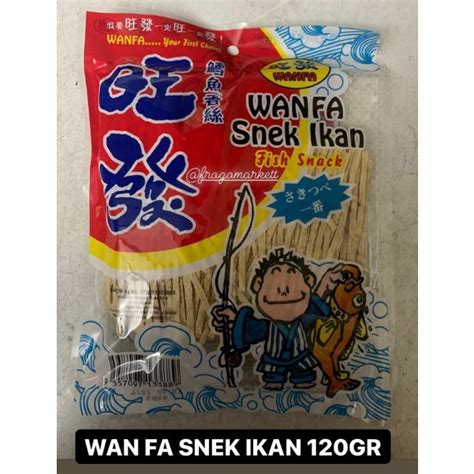 Wanfa Snek Ikan Stick Ikan Snack Ikan Dried Fish Fillet Wan Fa Gr