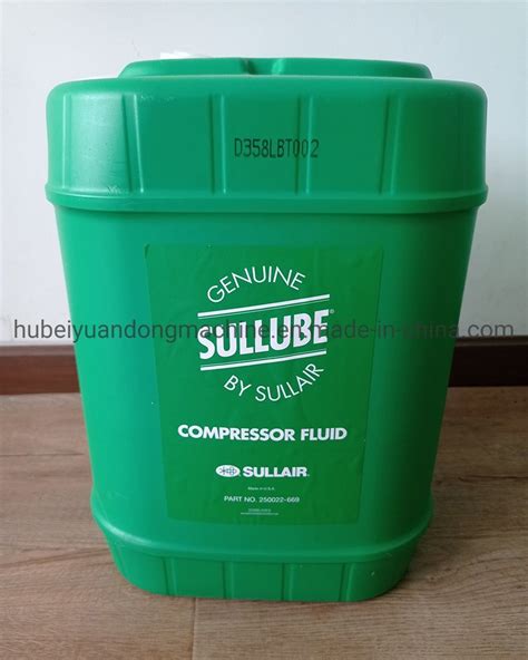 Sullair Air Compressor Genine Sullube Fluid Oil Lubricant