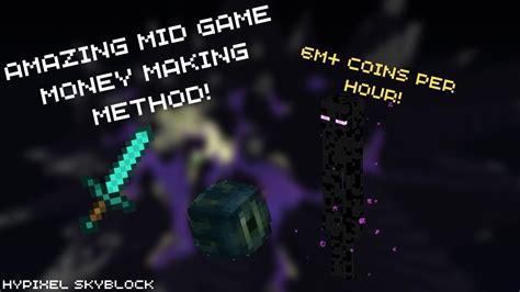 Amazing Mid Game Money Making Method Hypixel Skyblock Youtube