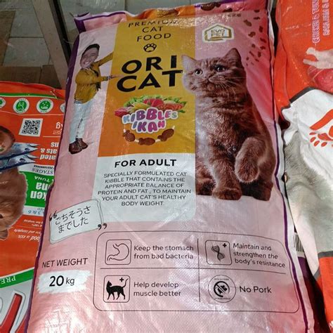 Jual Expedisi Makanan Kucing Ori Cat Bentuk Ikan Kg Oricat Ikan