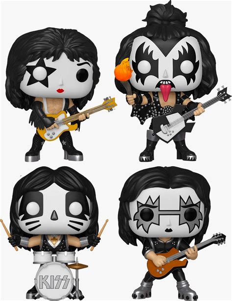 Funko Pop Pack KISS Rocks Set De 4 Funko Toyshow Tudo De