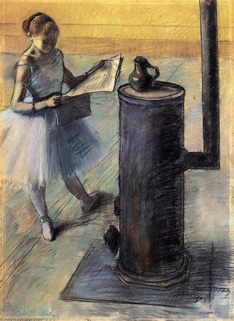 R Plique De Peinture Danseuse Au Repos De Edgar Degas