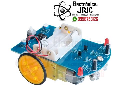 Kit Robot Seguidor De Linea Electronica Jnc