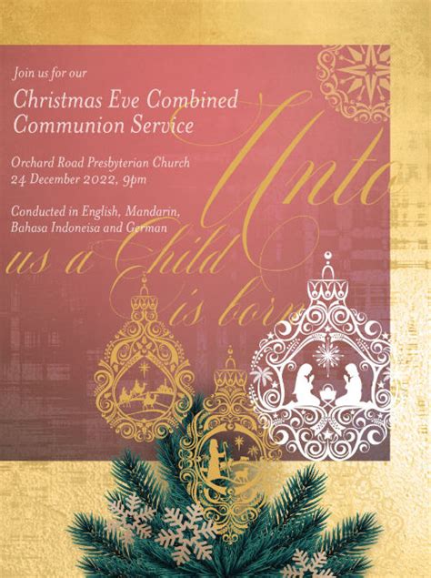 Christmas Eve Communion Service – ORPC