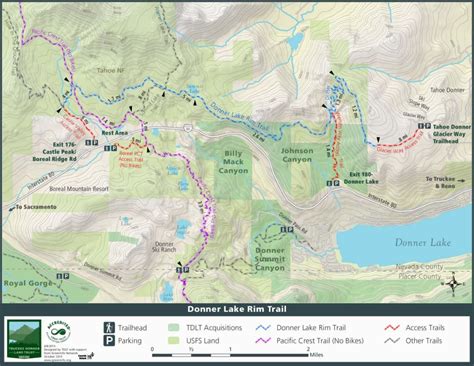 Donner Lake Rim Trail Truckee Trails Foundation