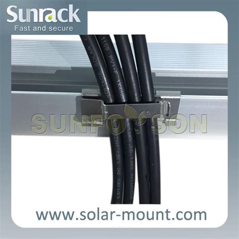 90 Degree Stainless Steel Solar Cable Clips For PV Mount Manufacturers