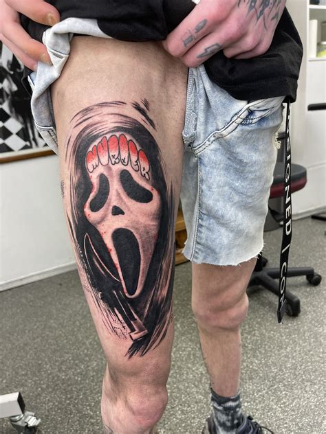 Top More Than 65 Traditional Ghostface Tattoo Best Incdgdbentre