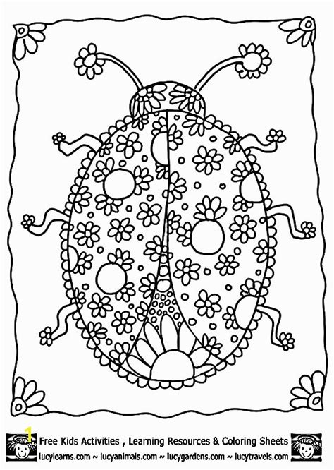 The Grouchy Ladybug Coloring Pages | divyajanan