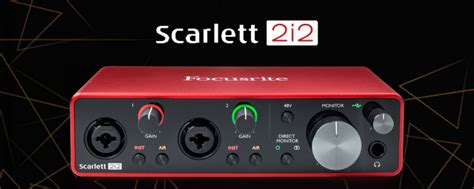 Focusrite Scarlett 2i2 Interfaz De Audio Sounds Market