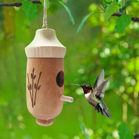 Hummingbird House New Wooden Hummingbird House For Outside