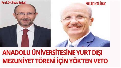 Anadolu Üniversitesine yurt dışı için YÖK ten veto