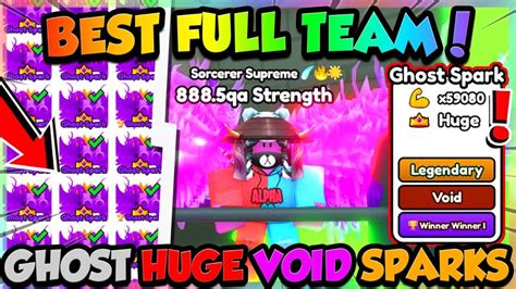 X59080 STATS FULL TEAM GHOST HUGE VOID SPARKS In Arm Wrestle