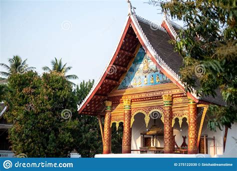 Wat Visoun (Wat Wisunarat) is One of Luang Prabang S Oldest Operating Temples Editorial Image ...