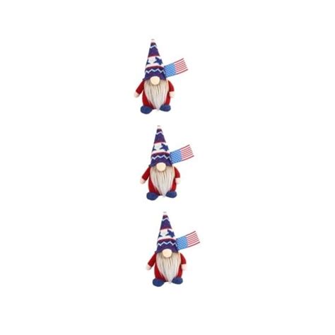 Abaodam Pcs Poup E Sans Visage Gnomes De Vacances Figurine De Gno