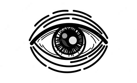 Premium Vector Vector Illustration Of Human Eye In Engraved Style