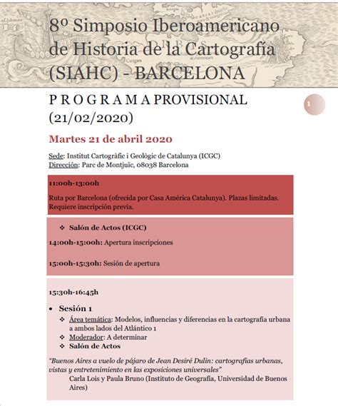 Disponible El Programa Del Simposio Iberoamericano De Historia De La