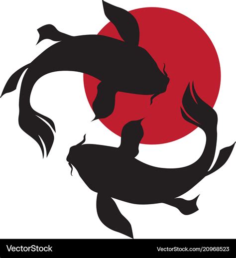 Koi Fish Royalty Free Vector Image Vectorstock