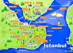 10 razones para visitar Estambul - | Istanbul tourist map, Istanbul map, Istanbul travel