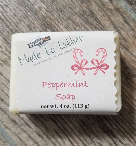 Bath Soap Peppermint Made To Lather