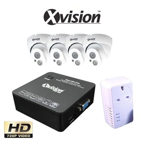 Wifi CCTV set 4 caméras sans fil HD 720P et NVR Efeel fr