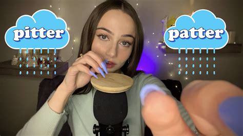 Asmr Rain Trigger 🌧️💕 Repeating Pitter Patter 💕🌧️ Mic Triggers Slow