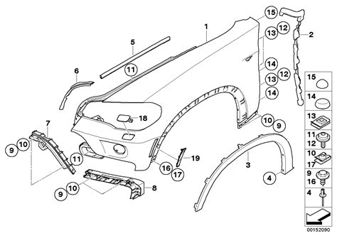 Genuine Bmw Cover Wheel Arch Front Left Bmw Parts Deal