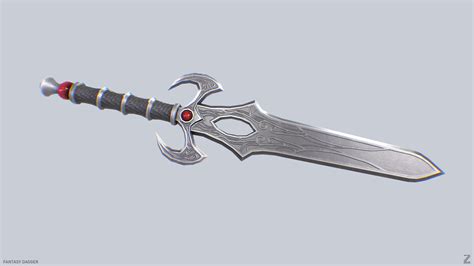 Fantasy Dagger 3d Model Turbosquid 2230854