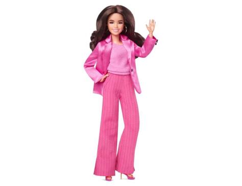 Barbie The Movie Doll Gloria Wearing Pink Power Pantsuit Mattel