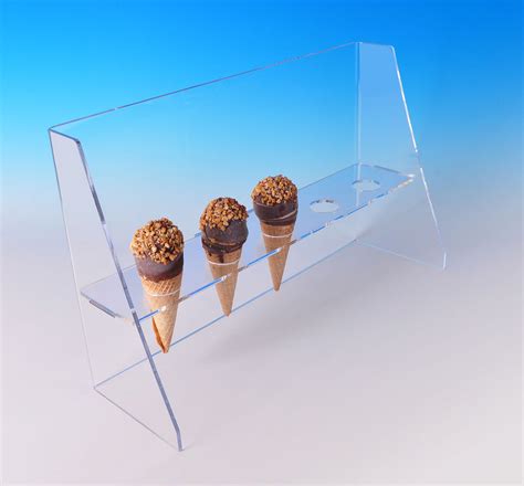 Cone Holder With Guard Ice Cream Cone Stand With Guard CHOICE