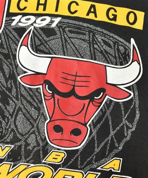 【セール】【ヴィンテージ古着】90s Nba Chicago Bulls シカゴブルズ ロゴ スウェット Usa製（スウェット）｜nba