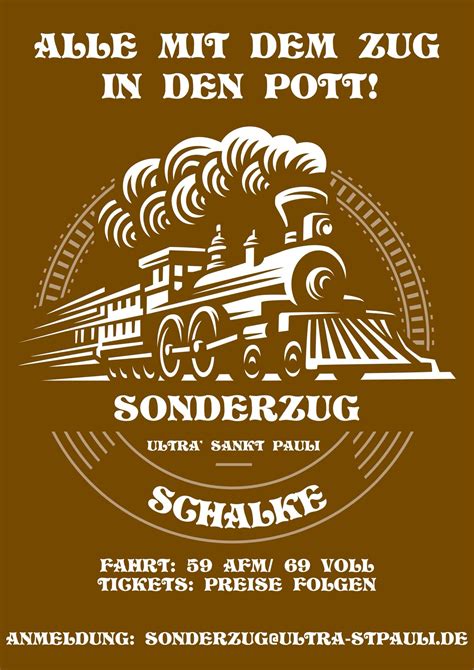 Ultrà Sankt Pauli 2002 Alle mit dem Zug in den Pott