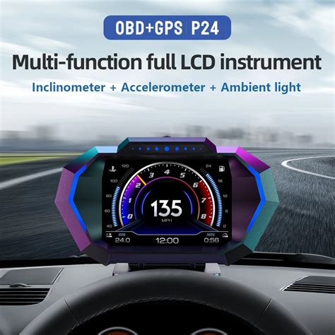 Obd Gps Hud P Car Obd Head Up Display Hud A Bordo Computador Digital