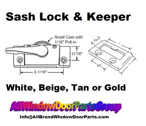 Window Sash Locks And Keepers All Styles And Brands All Window Door Parts Group