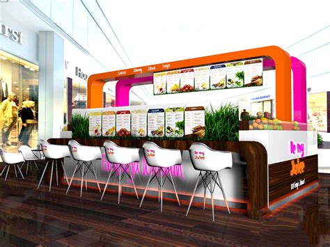 Fantastic Fresh Juice Bar Kiosk Wooden Smoothie Booth Design For Sale